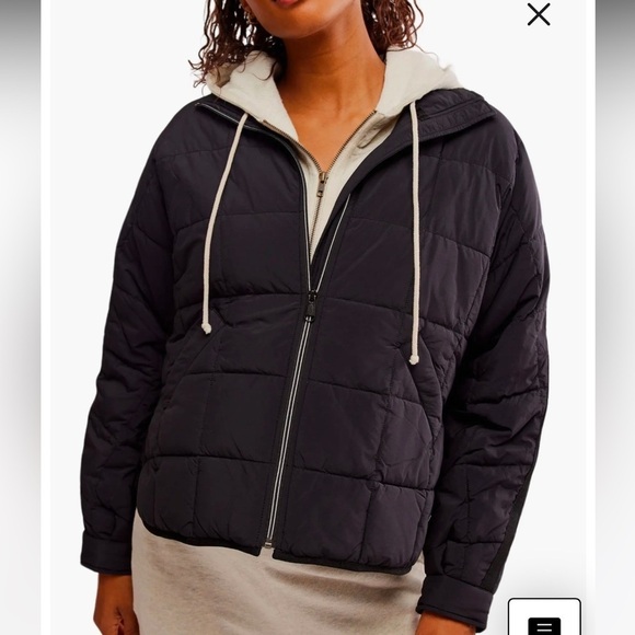 NWT NEW Free People Movement x Hatch Pippa packable puffer jacket in black - Picture 4 of 9